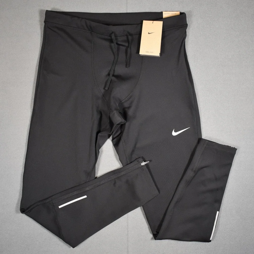 Nike Challenger Mens Dri-FIT Running Tights X-Large Black